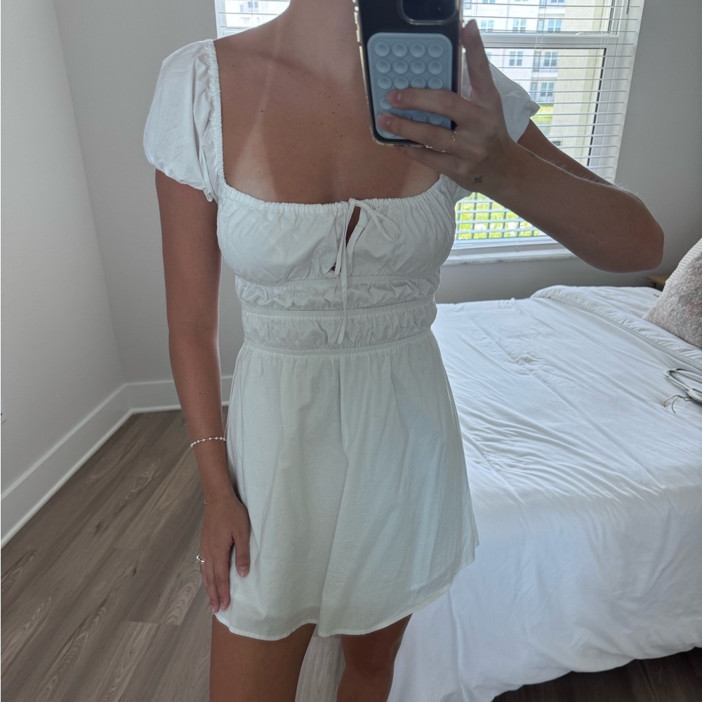 Princess Polly white baby doll dress!